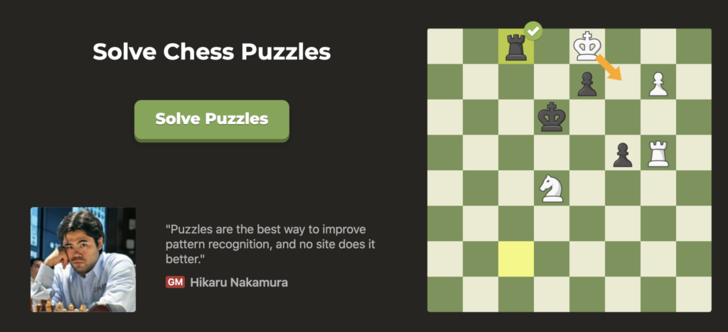 Schaakpuzzels oplossen op Chess.com - online schaken